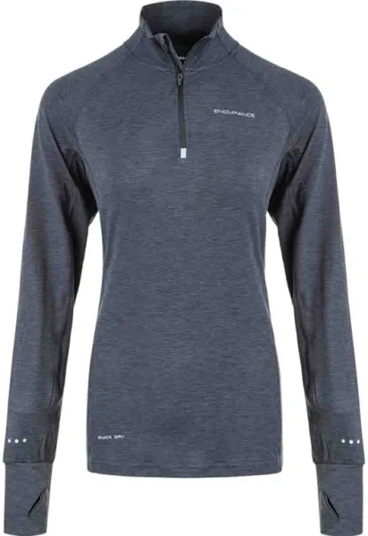 Endurance Canna V2 Melange Performance - Midlayer - Naiset - Musta - Koko 46